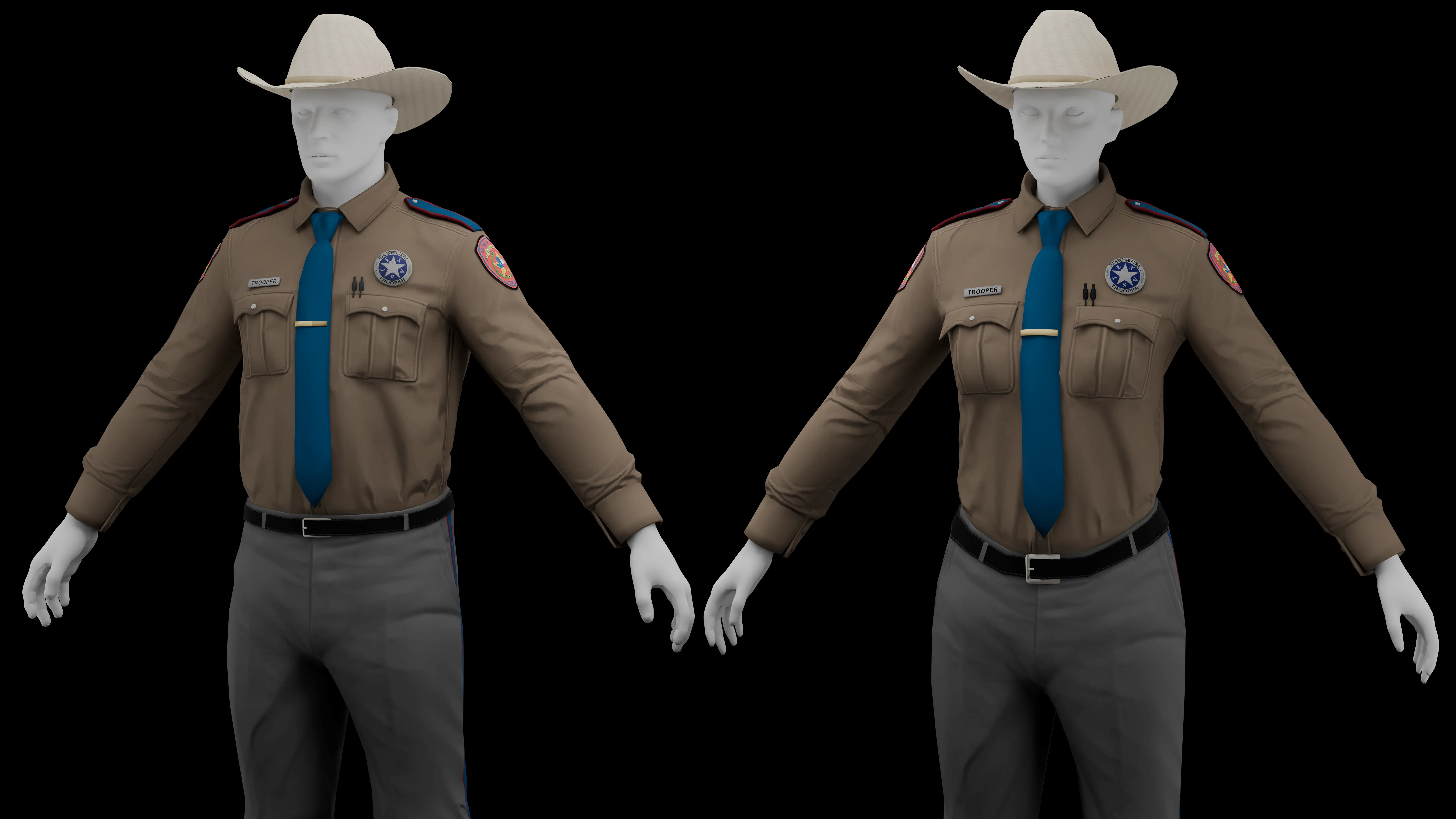Texas Department of Public Safety [TXDPS] EUP Pack (FiveM / Single-player ADDON) — EUP Texture preview 2