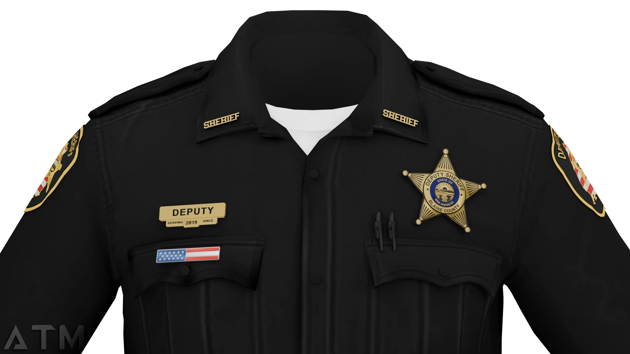 Collar Pin SHERIFF