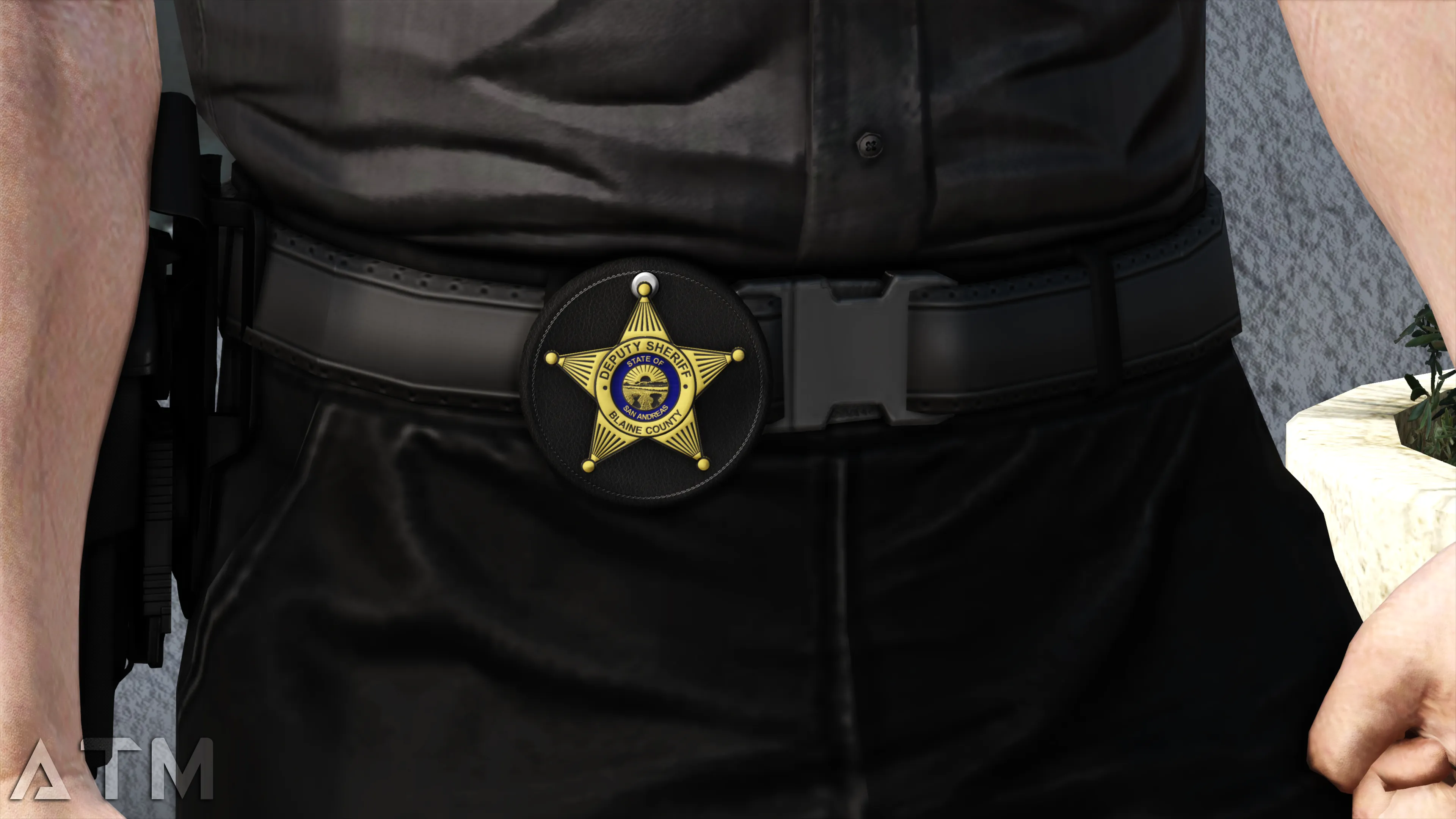 Male Belt Badge